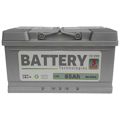 Akumulator Battery Technologies 85Ah 850A Silver