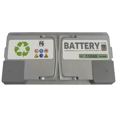 Akumulator Battery Technologies 110Ah 950A Silver