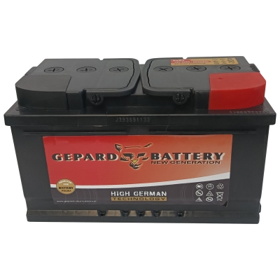 Akumulator Gepard Black 85Ah 850A