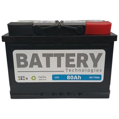 Akumulator Battery Technologies 80Ah 750A Proffesional