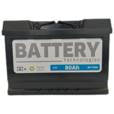 Akumulator Battery Technologies 80Ah 750A Professional