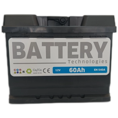 Akumulator Battery Technologies 60Ah 540A Professional