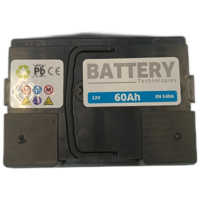 Akumulator Battery Technologies 60Ah 540A Professional