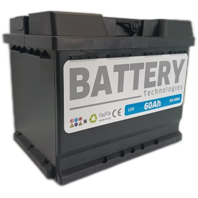 Akumulator Battery Technologies 60Ah 540A Professional