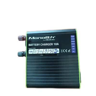Inteligentna ładowarka do akumulatorów LiFePO4 AGM GEL SLA Qoltec Monolith 10A 12V