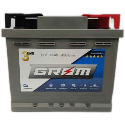 Akumulator Grom 45Ah 450A P+