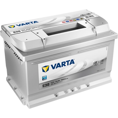 Akumulator Varta 74Ah 750A Silver E38