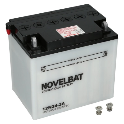 Akumulator Novelbat 12N24-3A 12V 24Ah 220A (184*124*174) P+