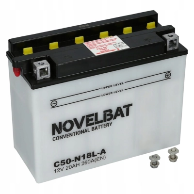 Novelbat C50-N18L-A 12V 20Ah 260A (206*92*160) P+