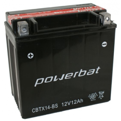 Akumulator MotoPower CBTX14-BS 12Ah 12V