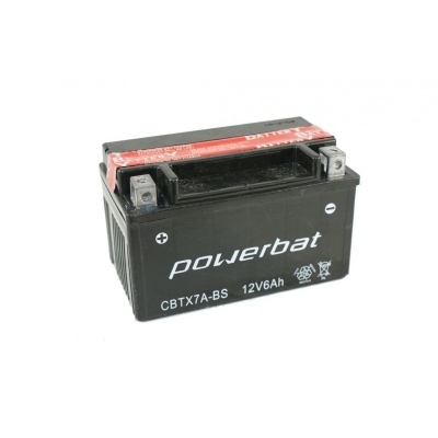 Akumulator MotoPower CBTX7A-BS 6Ah 12V L+