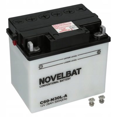 Novelbat C60-N30L-A 12V 28Ah 300A (185*126*170) P+