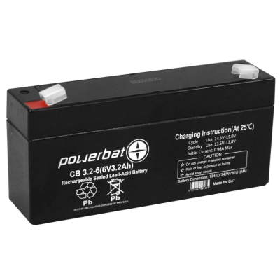 Akumulator Powerbat CB 3.2Ah 6V