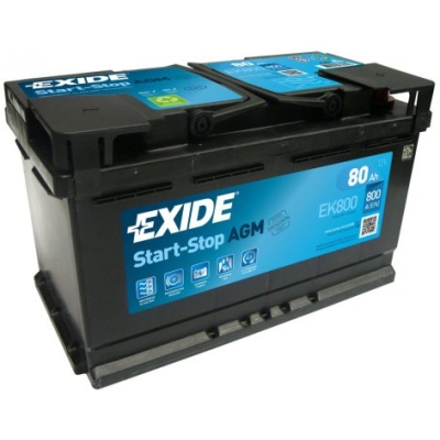 Akumulator EXIDE AGM EK800 12V 80Ah 800A