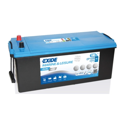 Akumulator Exide Dual AGM EP1500 180Ah 900A