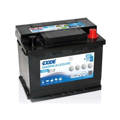 Akumulator Exide Dual AGM EP 500 60Ah  680A