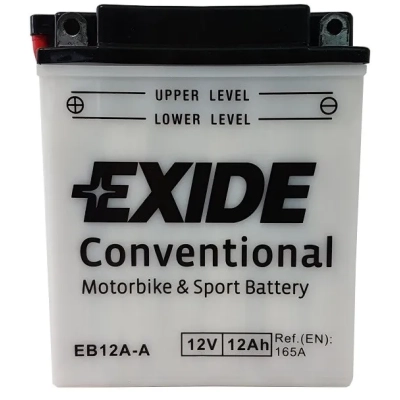 Akumulator motocyklowy EXIDE EB12A-A 12V 12Ah 165A L+
