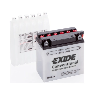 Akumulator motocyklowy EXIDE EB7L-B 12V 8Ah 85A