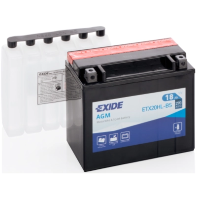 EXIDE ETX20HL-BS 12V 18Ah 270A (175*87*155) P+