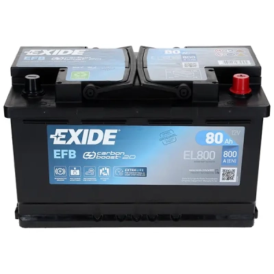 Akumulator Exide EL800 80Ah 800A EFB
