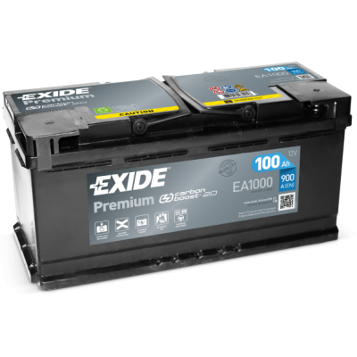 Akumulator EXIDE PREMIUM CARBON BOOST EA1000 12V 100Ah 900A