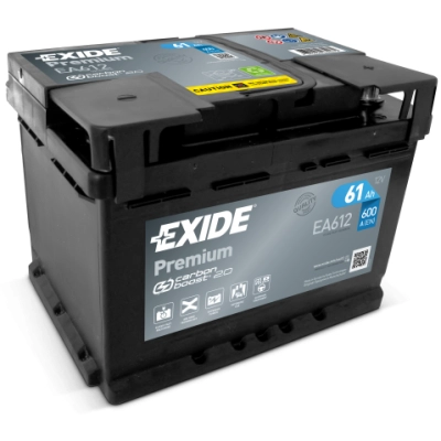 Akumulator EXIDE PREMIUM 61Ah 600A EA612