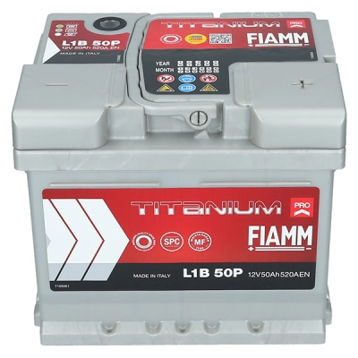 Akumulator Fiamm Pro 12V 50Ah 520A P+
