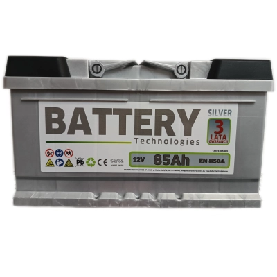 Akumulator Battery Technologies 85Ah 850A Silver