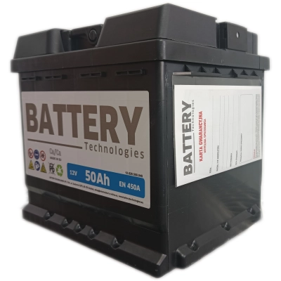 Akumulator Battery Technologies 50Ah 450A Professional