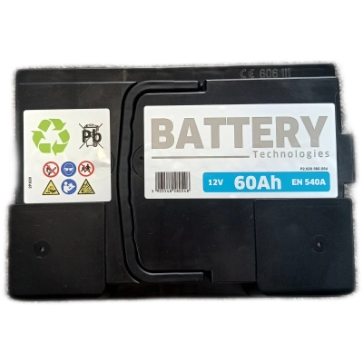Akumulator Battery Technologies 60Ah 540A Professional