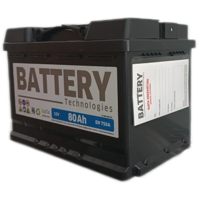 Akumulator Battery Technologies 80Ah 750A Professional