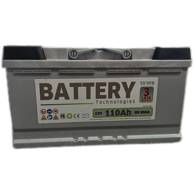 Akumulator Battery Technologies 110Ah 950A Silver