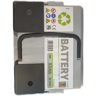 Akumulator Battery Technologies 52Ah 470A Silver