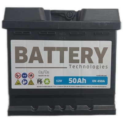 Akumulator Battery Technologies 50Ah 450A Professional