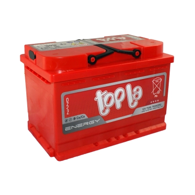 Akumulator Topla 75Ah Energy 750A P+
