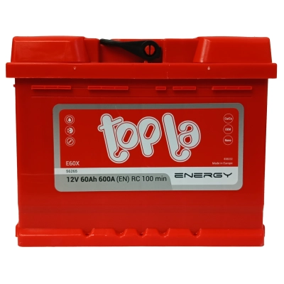 Akumulator Topla Energy 60Ah 600A L+