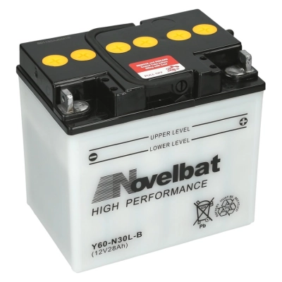 Novelbat Y60-N30L-B 12V 28Ah 280A (185*126*170) P+
